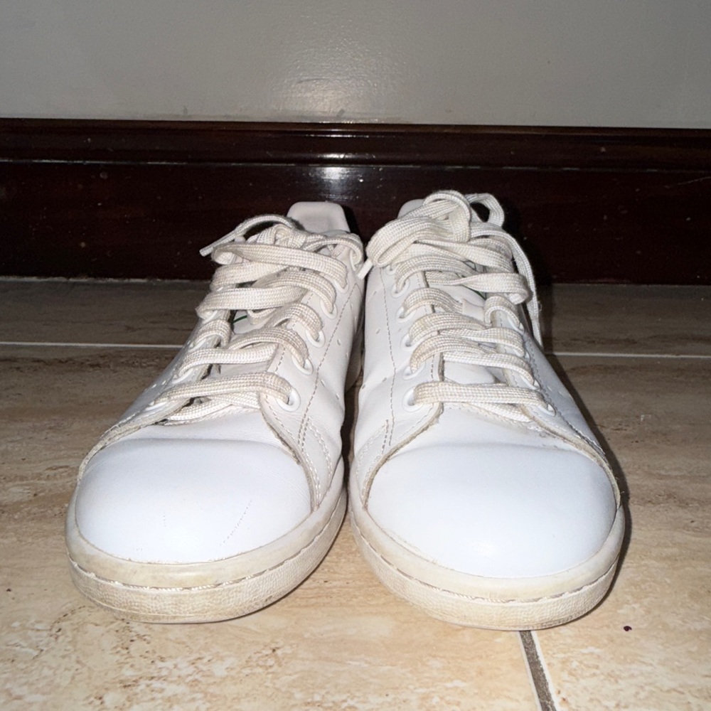 adidas Kids White Lace-Up Casual Sneakers
